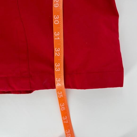 Pendleton Womens S Waterproof Belted Trench Jacket Red Longline Plaid Lined - Picture 6 of 13